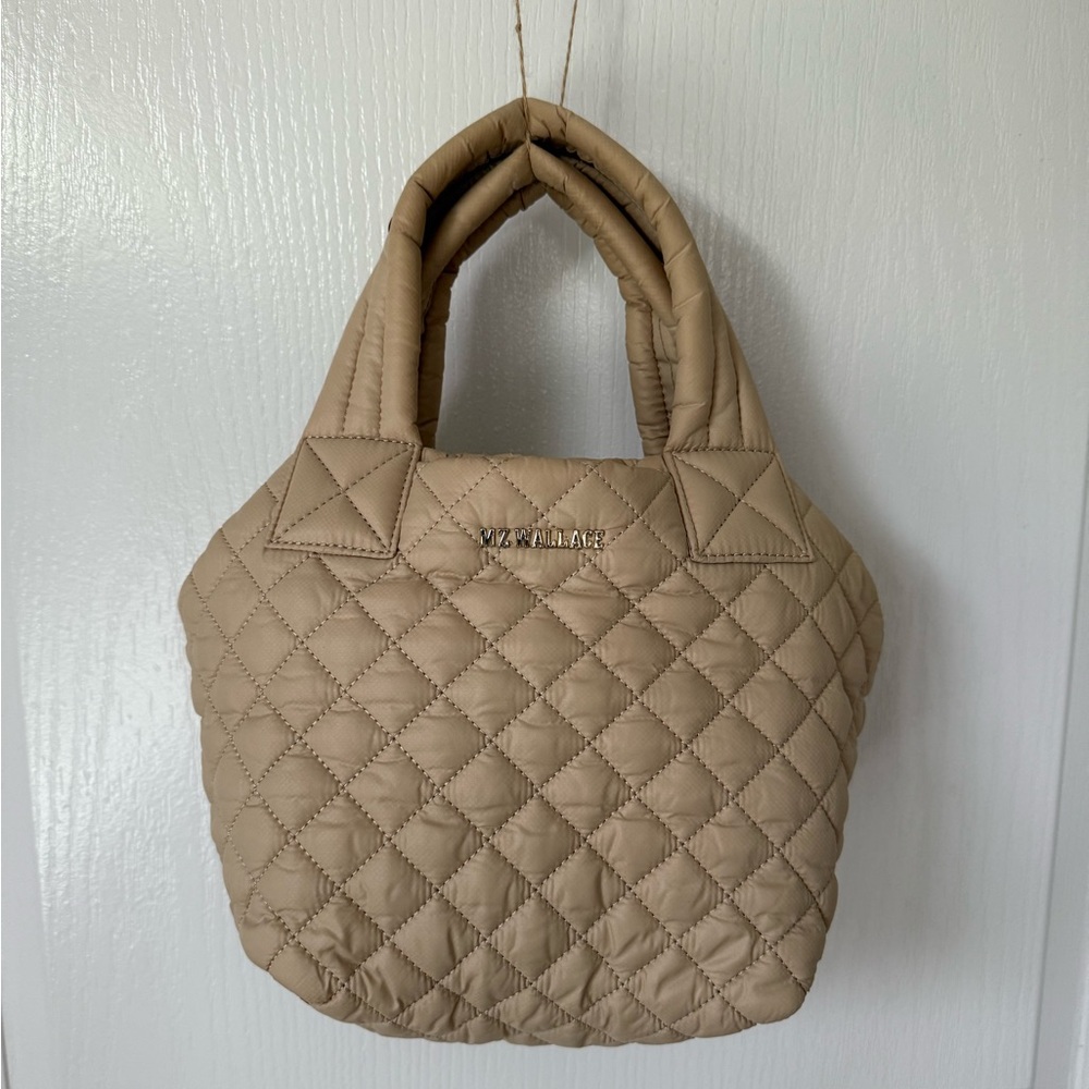 MZ Wallace Mini Metro Tote Deluxe - Buff